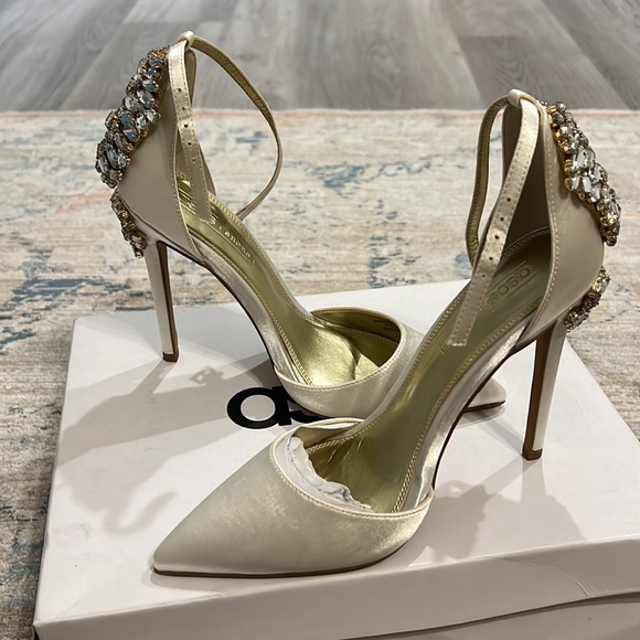 Cream/White ASOS BRIDE Heels - Picture 3 of 16